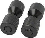 Two Hole Pins Set, 2 Hole Flange Alignment Pin Durable 2 Pcs Black for Car