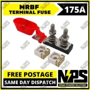 175A MRBF Terminal Ceramic Fuse + Dual Holder Block 8mm 58V CF Battery Double