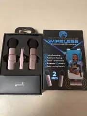 Wireless Lapel Microphone for Iphone/Android/Tablet