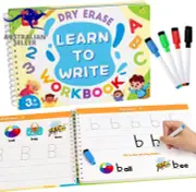 Learn to Write Workbook, Numbers Letters Practicing Book, ABC Alphabet Sight Wor