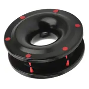 Rope Retention Pulley 22000lbs Heavy Duty Winch Snatch Recovery Ring for 12mm Diameter Rope for SUV ATV Trunk Off Road Towing