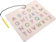 ifundom Double-Sided Alphabet Tracing Board Preschool Practice Board Montessori Educational Writing Tool for Boys and Girls