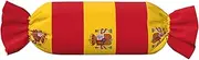 GaxfjRu Spanish flag print Men's Crewneck Sweater Soft Casual Sweaters for Men Classic Loose Fit Pullover Sweaters
