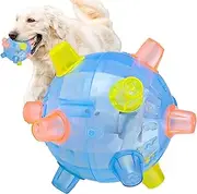 Dogs Jumping Activation Ball LED Disco Jumping Dancing Ball Dog IQ Training Ball Toy Bouncing Ball Toy LED Jumping Activation Ball Creative Puzzle Pet Ball Toy Pet Bouncing