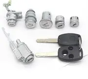 Complete Lock Set Ignition Switch Door Lock Barrel, for Accord, 2003-2007 car Door Lock(6pcs Lock)