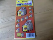 Vintage Coffee Scented Mello Smellos Scratch Sniff Smell Stickers STILL SEALED