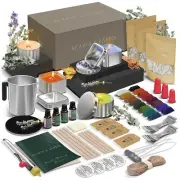Hearth & Harbor Soy Candle Making Kit for Adults & Kids, DIY Candle Making Su...