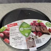 Bakeins 3 Piece Springform Pan Set 8” 9” 10” Carbon Steel Non-stick Lifetime War