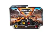Monster Jam, Official El Toro Loco Vs. Monster Mutt Die-Cast Monster Trucks, 1:64 Scale, Kids Toys for Boys Ages 3 and up