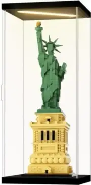 Trophy Figure Display Case 19" Acrylic LED Light Action Doll Toy Collectible Box