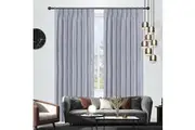Contour Blockout Pinch Pleat Curtains Smoke