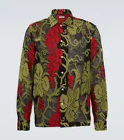 [Bode] Bode Vineyard cotton shirt M/L multicoloured