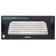 Logitech MX Keys Mini Minimalist Illuminated Wireless Keyboard - Pale Grey (920-