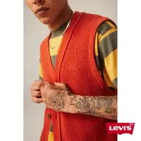 在飛比找momo購物網優惠-【LEVIS 官方旗艦】男款 羊毛背心 / 南非紅 熱賣單品