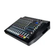 R-1600 1600W*2 Professional 8-Ch Power Mixer KTV Mixing Console with Bluetooth