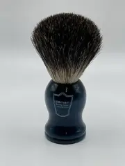 Parker Safety Razor 100% Black Badger Shave Brush With Stand