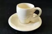 JULISKA BERRY & THREAD Butter Yellow Demitasse Cup & Saucer