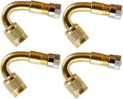 4pcs Universal Tire Valve Stem Extender Kit 45 Degree for Cars Motorcycles Easy Install