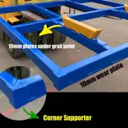 Best Skid Steer Leveller Spreader smudge bar 1800mmx1600mm4in-1Bucket 75x50x3mm