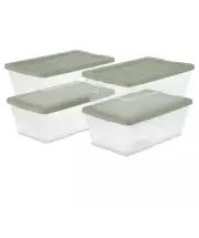 Sterilite 6 qt. Storage Boxes (Set of 4)