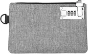 [Fiocias] Lockable Money Purse Mens Wallet Practical Portable for Credit Cards Phones Passports Keys