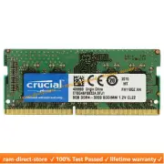 CRUCIAL 8GB DDR4 3200 MHz PC4-25600 Laptop SODIMM Non-ECC 260-Pin Memory RAM 8G