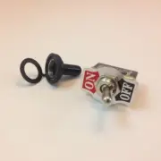 HEAVY DUTY ON/OFF SPST 2P TOGGLE SWITCH 20 AMP WITH WATER-PROOF RUBBER BOOT