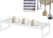Kitchen Countertop Shelf, Expandable Microwave Countertop, Adjustable Sink Riser, Versatile Kitchen Storage Stand, Cabinet Organizer for Space-Saving Solutions