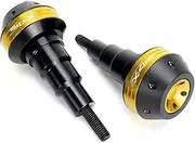 Engine Protection Cover Frame Sliders Crash Pad Falling Guard for Kawasaki for Ninja ZX-4RR ZX4RR ZX4R ZX4R 2023 2024 Falling Protector (Color : Gold-Y6)