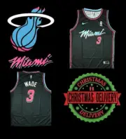 Dwayne Wade Miami Heat Jersey - #3 - SIZE LARGE