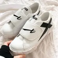 在飛比找蝦皮購物優惠-韓國🇰🇷獨創品牌T.Hud 魔鬼氈 休閒 小白鞋 帆布鞋
