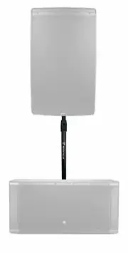 Rockville M20 Thread Adjustable Subwoofer to Speaker Pole Mount For JBL SRX828SP