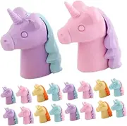 GRADENEVE Fun Erasers Pencil Topper Set 36pcs Mini Erasers for Students Classroom Desk Toys
