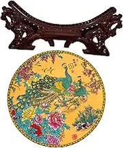 Ceramic Decorative Plate Art Plate Decor for Home Office Kitchen Unique Decorative Dish for Desktop Display