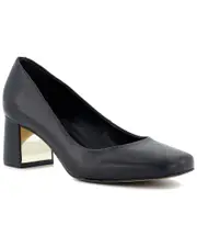 Dune London Assure Leather Court Shoe 39/9 NoColor