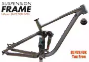 Bicycle Soft Tail Frame Full Suspension 148mm Aluminium Mountain 4 Links MTB New