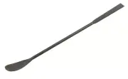 Spatula Spoon, 9" - Stainless Steel - Flat End & Scoop End - Eisco Labs