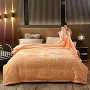 Faux Fur Luxury Throw Blanket Soft Add Smooth - Fuzzy Plush Warm Blanket Cloud Blanket for Couch Sofa Bed (E,200 * 230cm)
