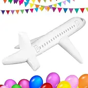 Blow Up Airplane,Swimming Inflatable Airplane Float | Inflatable Airplanes Aircraft Inflates Plane Inflated Toys for Birthday Shower Party Decoration Supplies Plane Toys Birthday Party Supplies