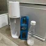 SODASTREAM TERRA 自動扣瓶氣泡水機 純淨白 二手九成新