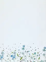 Peter Pauper Press Letter Perfect Stationery - Blue Flowers 592585