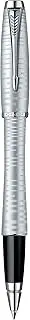 [PARKER] Urban Premium Silver-Blue Pearl, Rollerball Pen with Medium Black refill (1906872)
