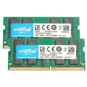 CRUCIAL 8GB DDR4 2400 PC4-19200 Laptop 260-Pin SODIMM Notebook Memory 2x 8G-