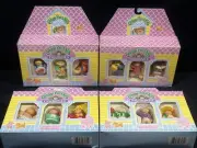 Vintage 1985 Cabbage Patch Kids Panosh Place Figures Set Of 4 Box