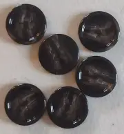3/4" Brown Heavy Craft/Clothing Buttons