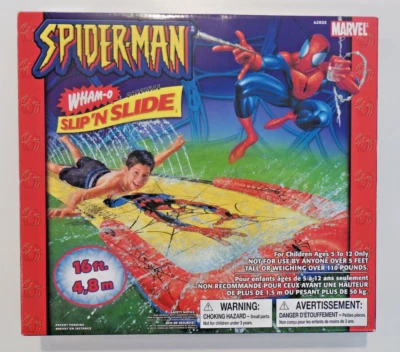 Spider-Man Slip 'N Slide 16 ft Wham-O Water Toy (Ages 5-12 Only)- Factory Sealed