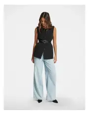 [Decjuba] Carmen Tailored Vest in Black
