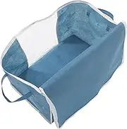 Wardrobe Storage Bin Quilt Organizer Zipper Handles Weatherproof Large Bag for Moving Clothes