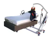 Single Electric Bed with Memory Foam Mattress PLUS Patient Hoist -HOME PACKAGE DEAL