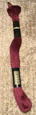 Vtg Madeira 6 Strand Cotton Floss M-3685 Burgundy NOS